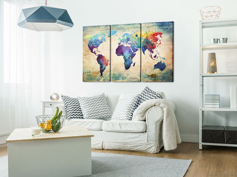 Kép - Rainbow Map (triptych) - Image 2
