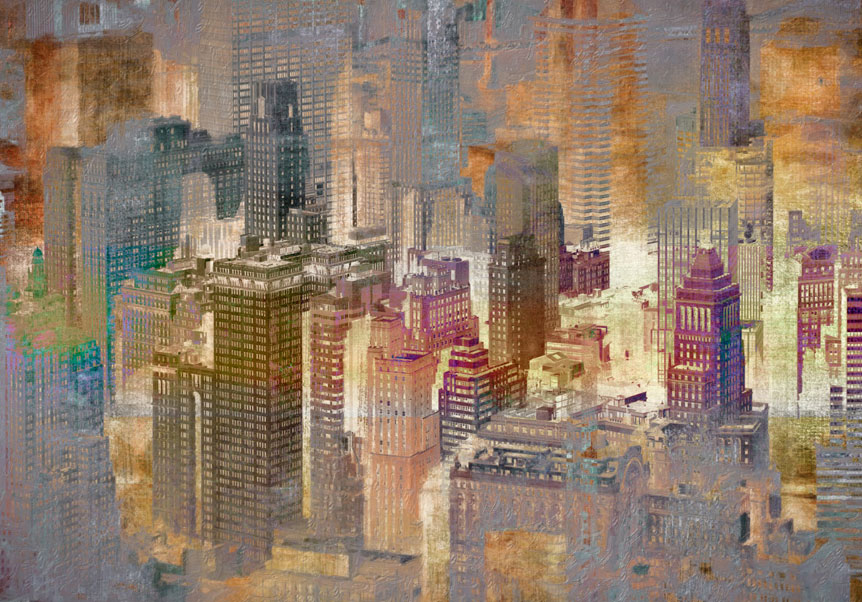 Fotótapéta - City in the mist - Image 6