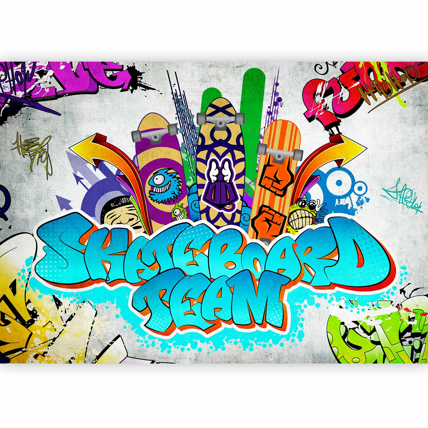 Fotótapéta - Skateboard team - Image 5