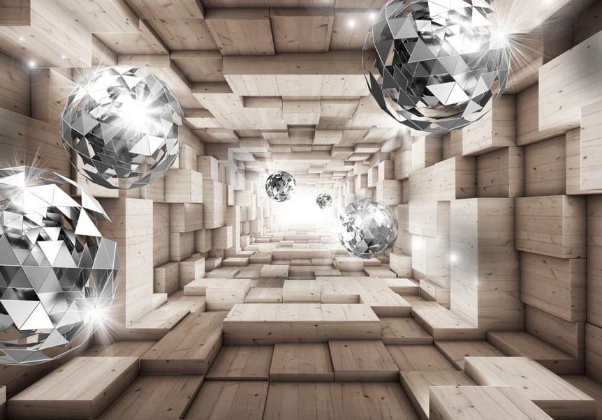 Fotótapéta - In A Wooden Tunnel - Image 6