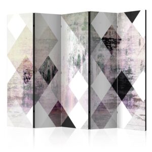Paraván - Rhombic Chessboard (Pink) II