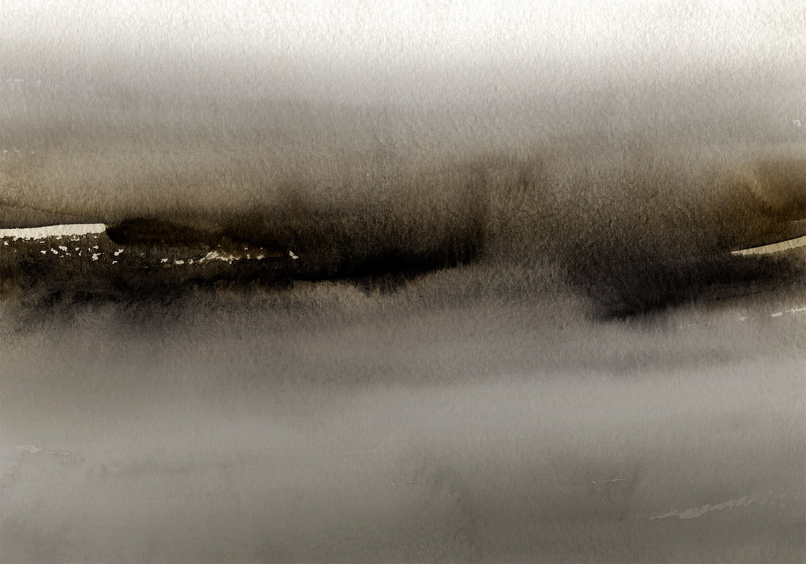 Fotótapéta - Diuna - abstract modern painting in grey with black pattern - Image 6