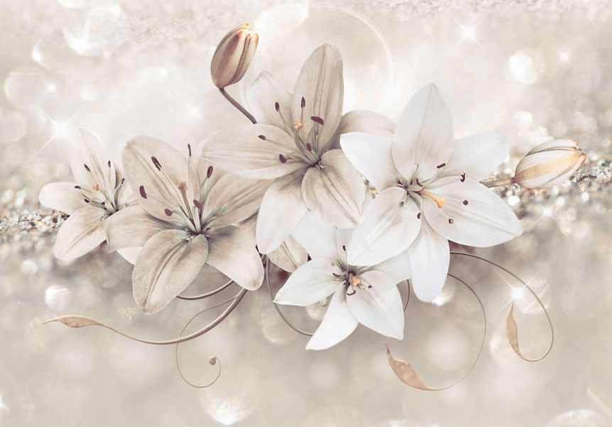 Fotótapéta - Diamond Lilies - Image 6