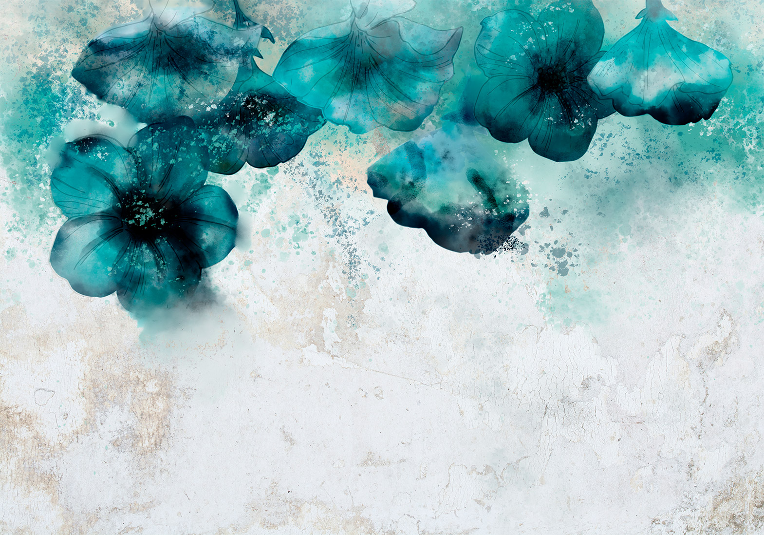 Fotótapéta - Blue Poppies - Image 6
