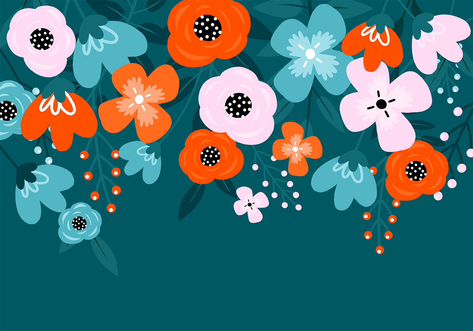 Fotótapéta - Colorful Bloom - Third Variant - Image 6