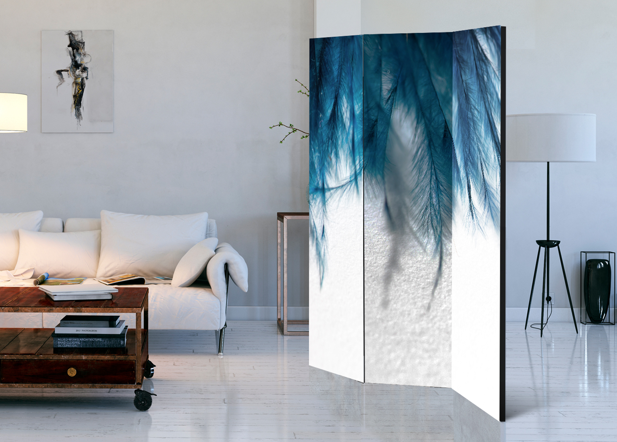 Paraván - Sapphire Feathers - Image 5
