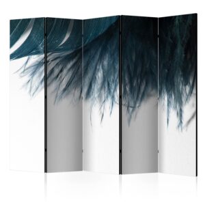 Paraván - Dark Blue Feather II