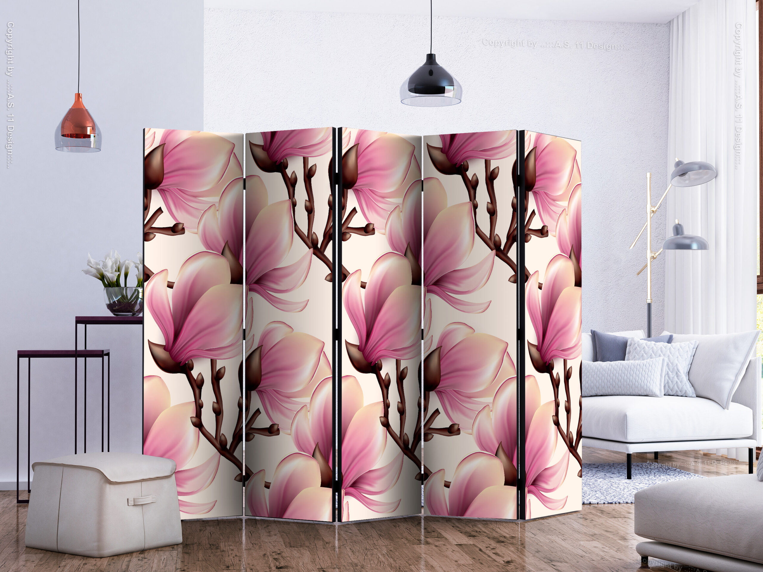 Paraván - Blooming Magnolias II - Image 5