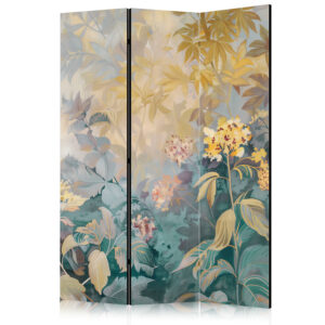 Paraván - Tapestry Pattern With Meadow and Flowers - Kilim With Spring Motif