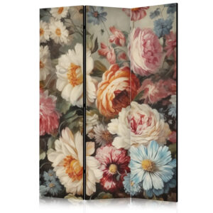 Paraván - Scent of Nature - Beautiful Garden Flowers in Pastel Colors