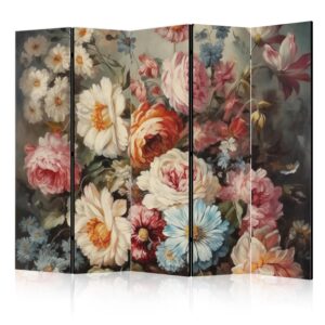 Paraván - Scent of Nature - Beautiful Garden Flowers in Pastel Colors