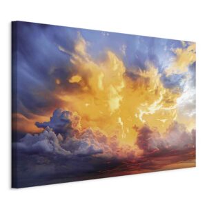 Kép - Beautiful Sunset - Clouds in Warm Shades
