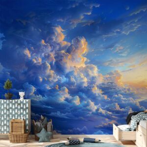 Fotótapéta - When the Sky Becomes a Canvas: Artistic Creation of Nature in the Clouds