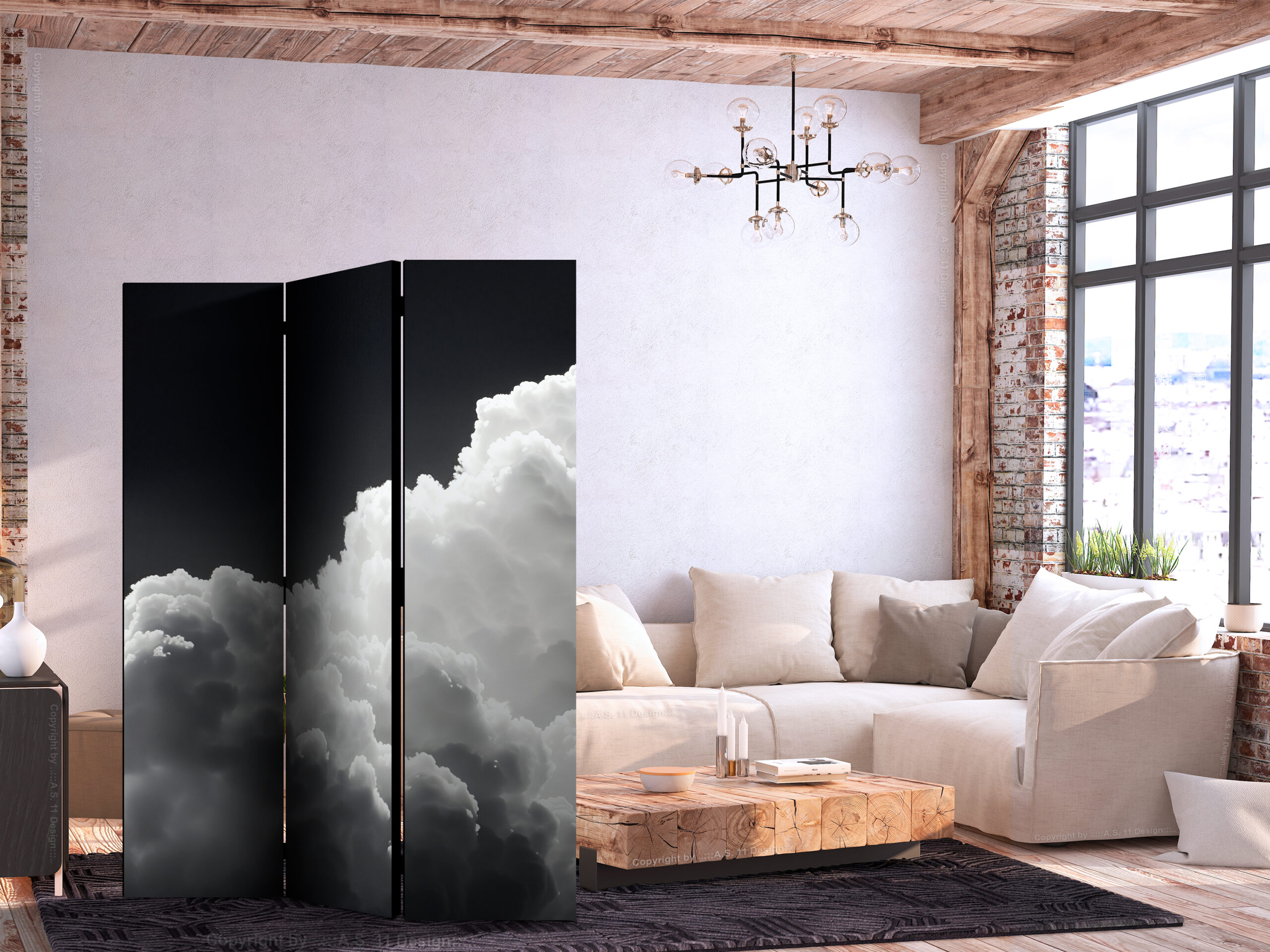 Paraván - Discover the Endless Play of Sunlight – Clouds and Shadows in the Sky - Image 2