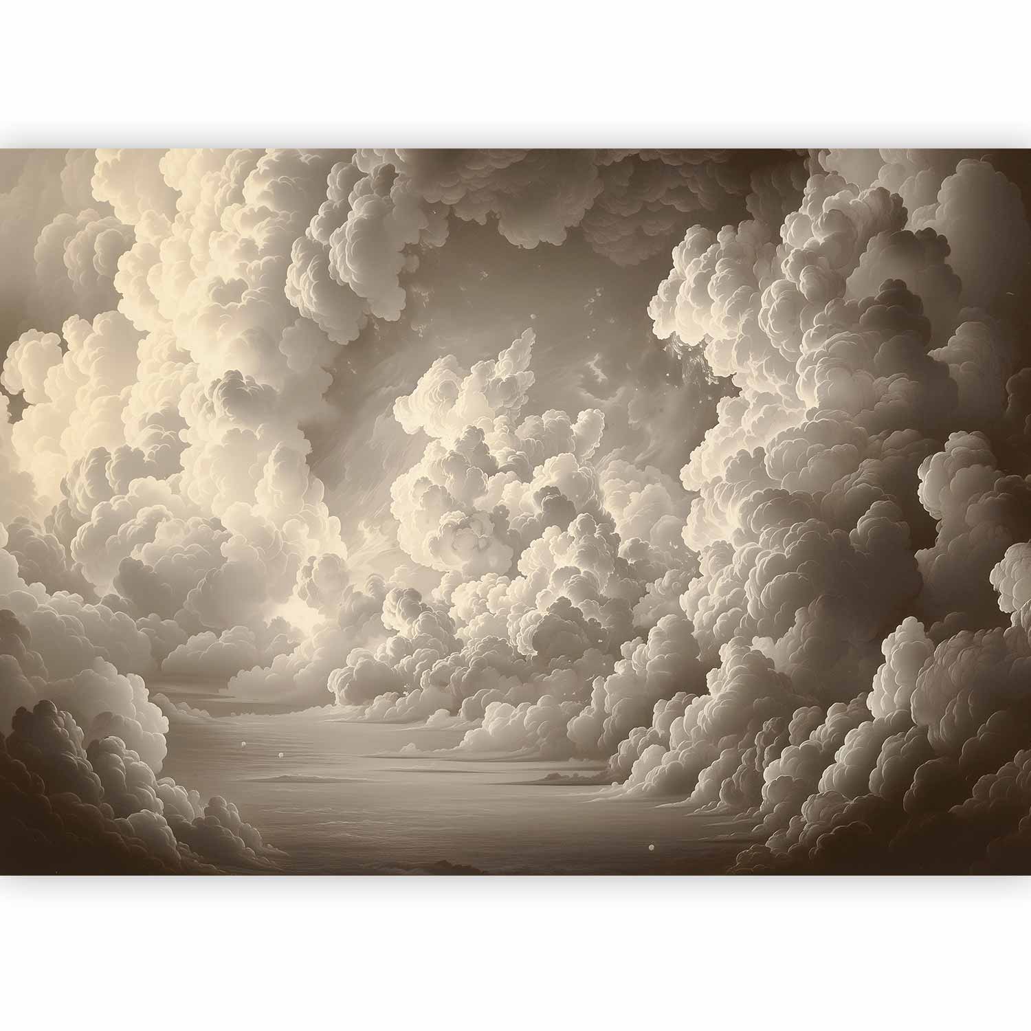 Fotótapéta - Whisper of Illuminated Clouds: Soft Play of Light in the Theater of the Heavens - Image 2