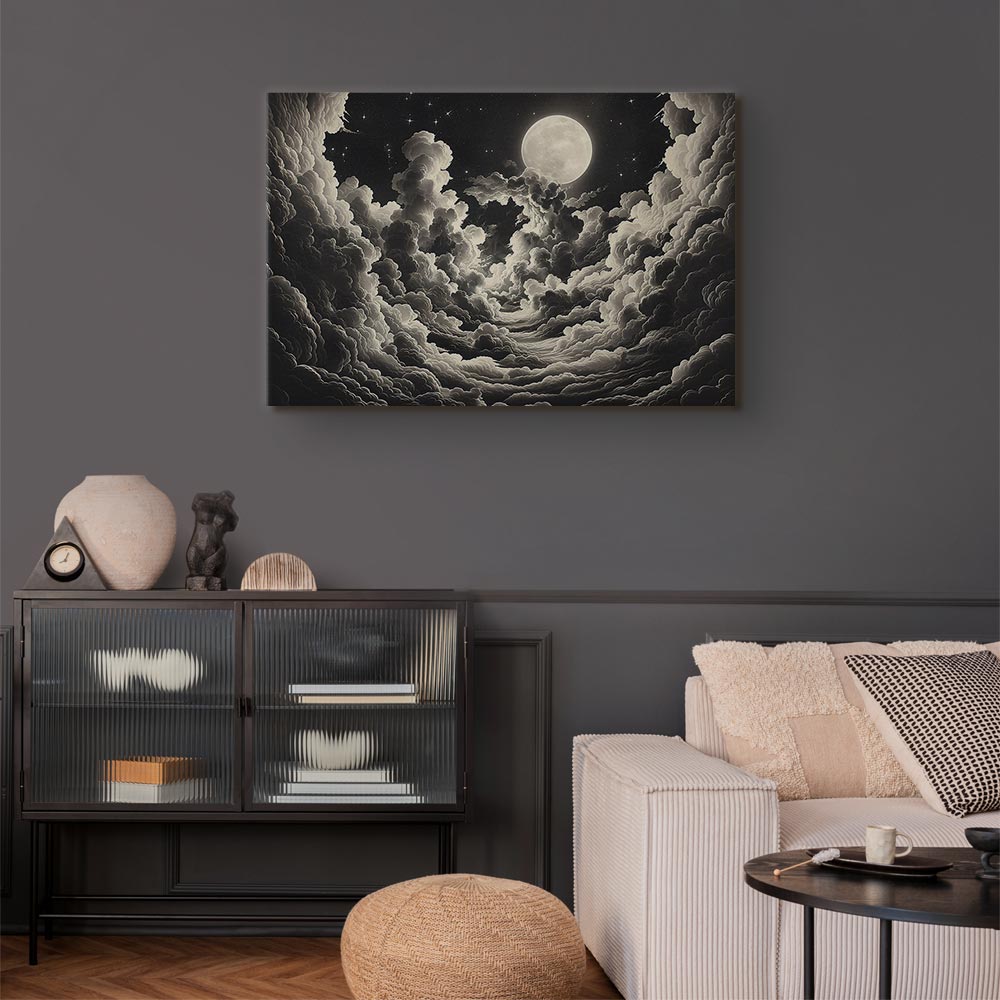 Kép - Moon and Stars Singing Among the Great Clouds - Image 2