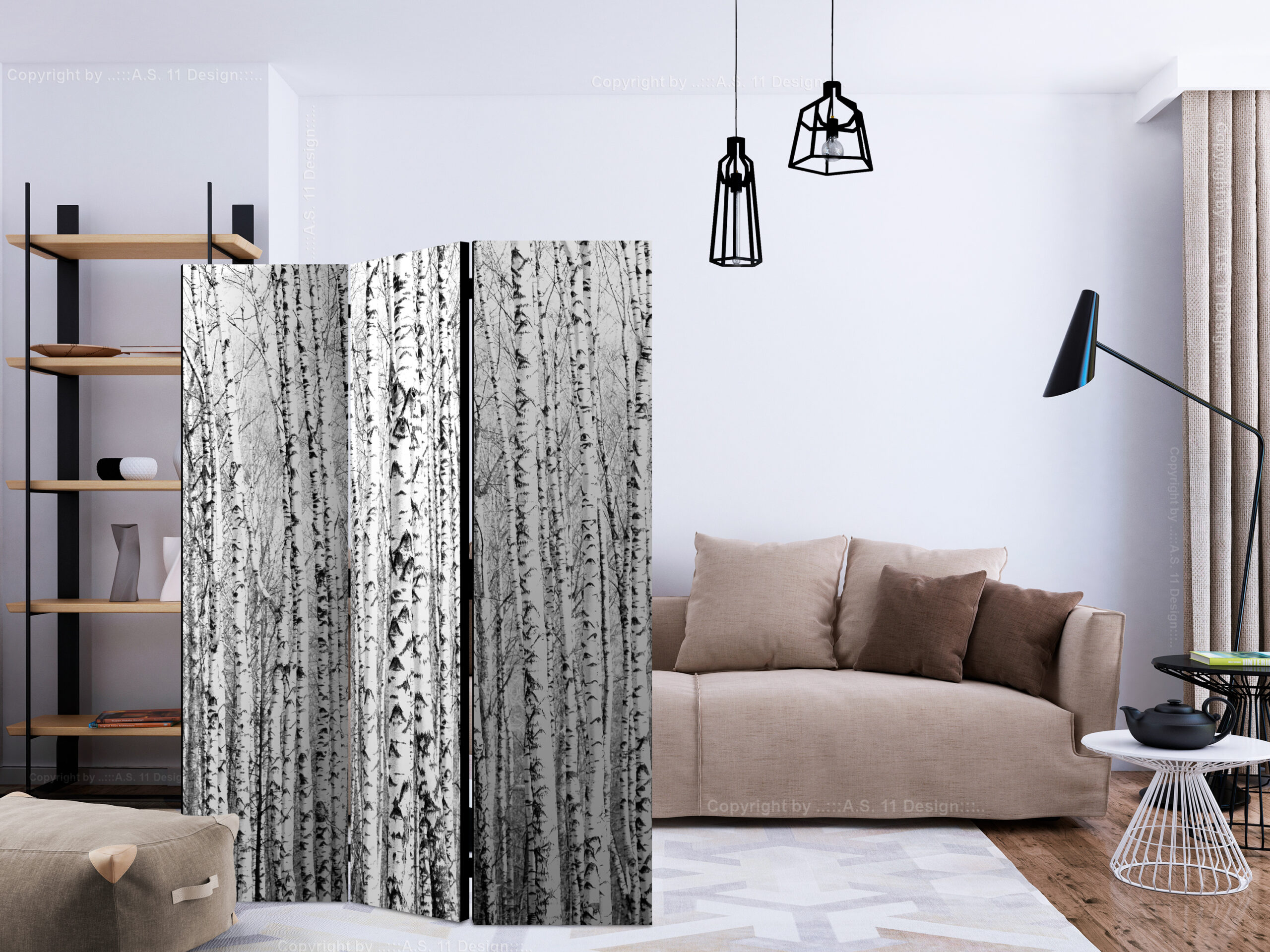 Paraván - Birch forest - Image 2