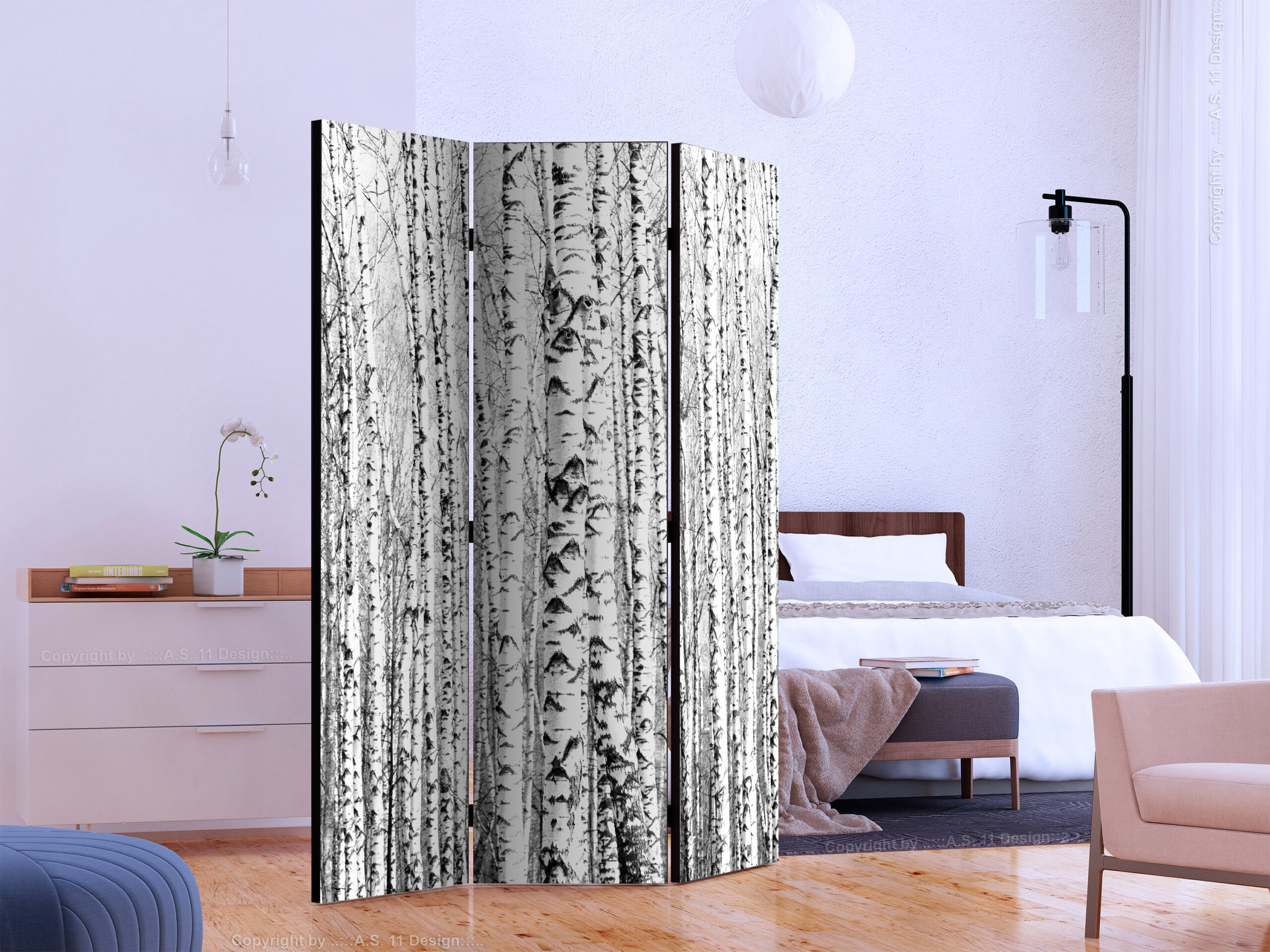 Paraván - Birch forest - Image 5