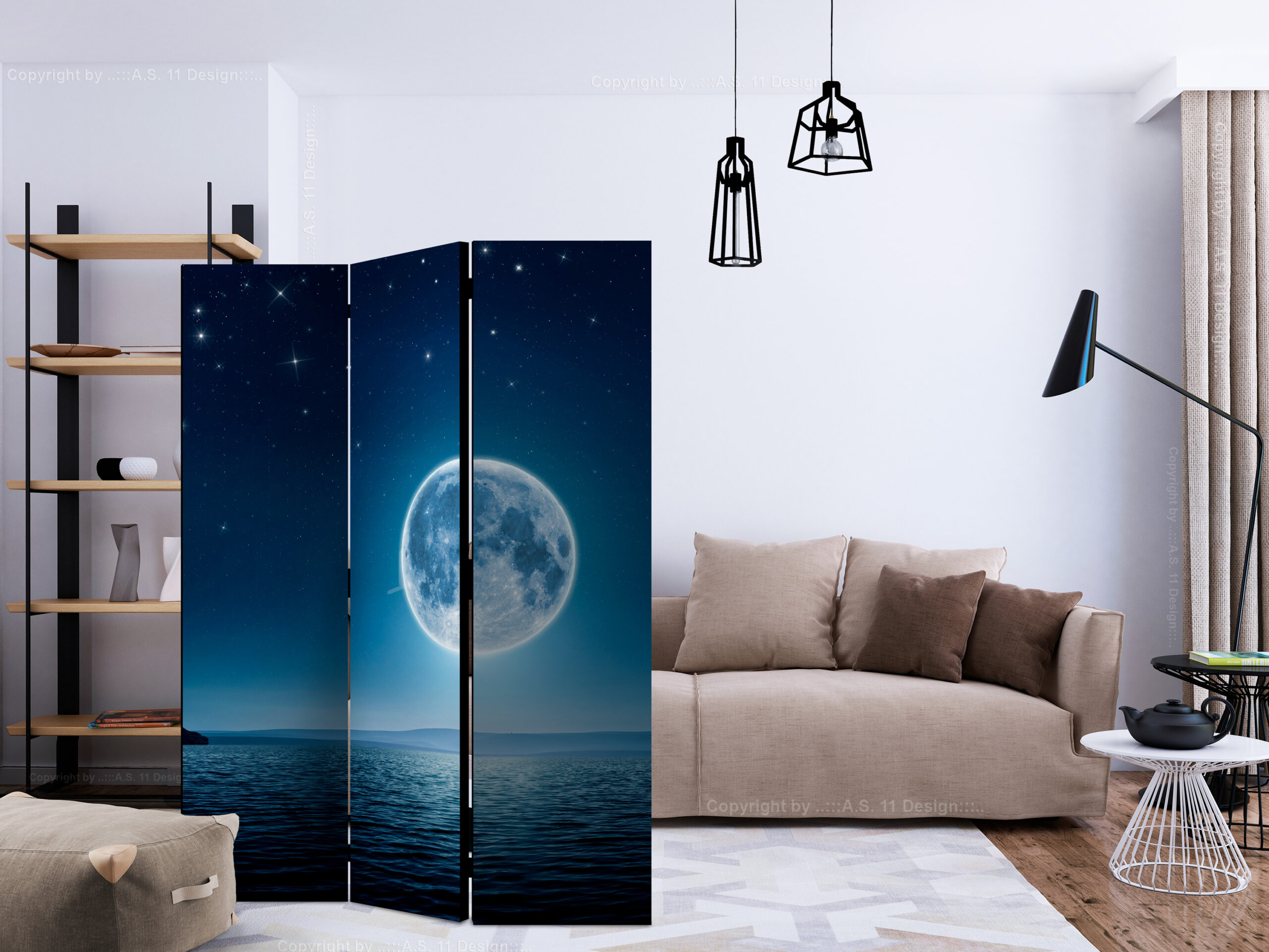 Paraván - Moonlit night - Image 2