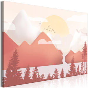 Kép - Landscape at Sunset (1 Part) Wide