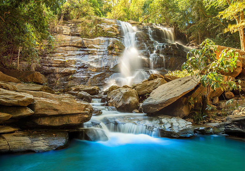 Fotótapéta - Waterfall in Chiang Mai, Thailand - Image 6
