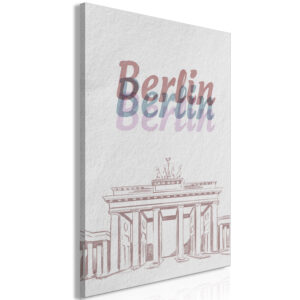 Kép - Berlin in Watercolours (1 Part) Vertical