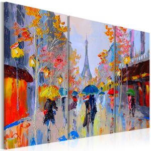 Kézzel festett kép - Rainy Paris
