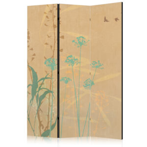 Paraván - Tiny Bird - Colorful Grasses in Golden Shades of Sunset