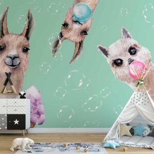 Fotótapéta - Crazy Llamas