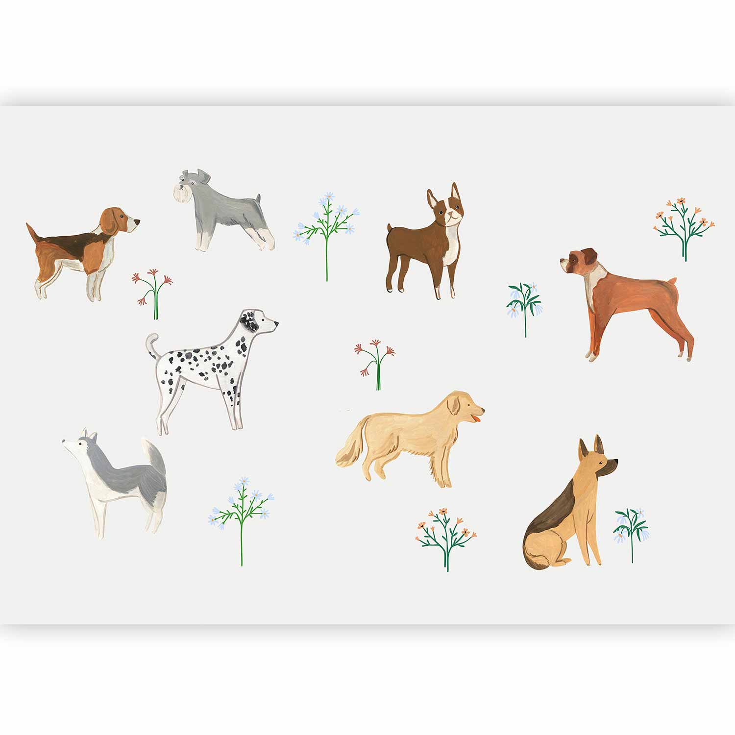 Fotótapéta - Doggies - a Subtle Illustration for Children - Image 5