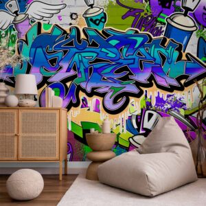 Fotótapéta - Graffiti: violet theme