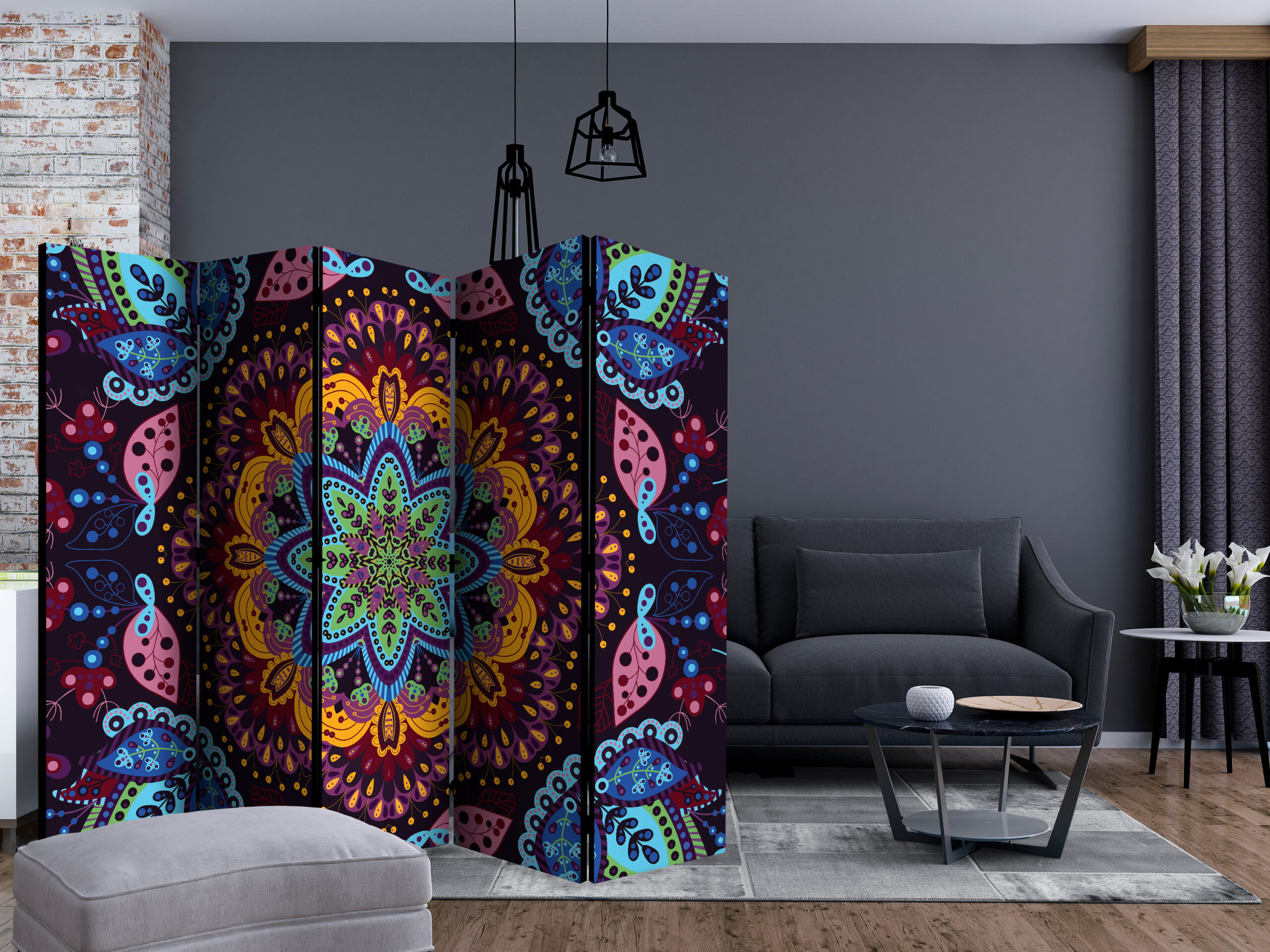 Paraván - Colourful Kaleidoscope II - Image 2