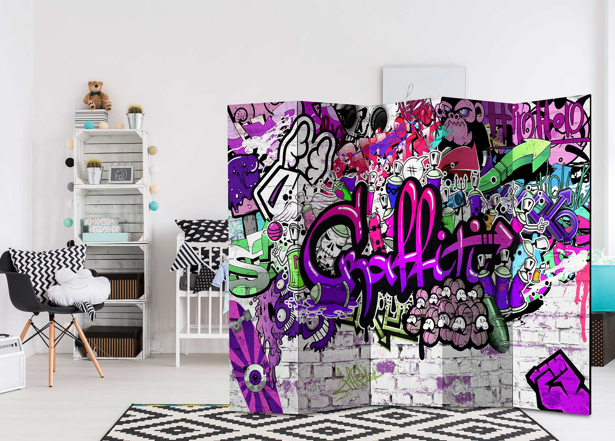Paraván - Purple Graffiti - Image 5