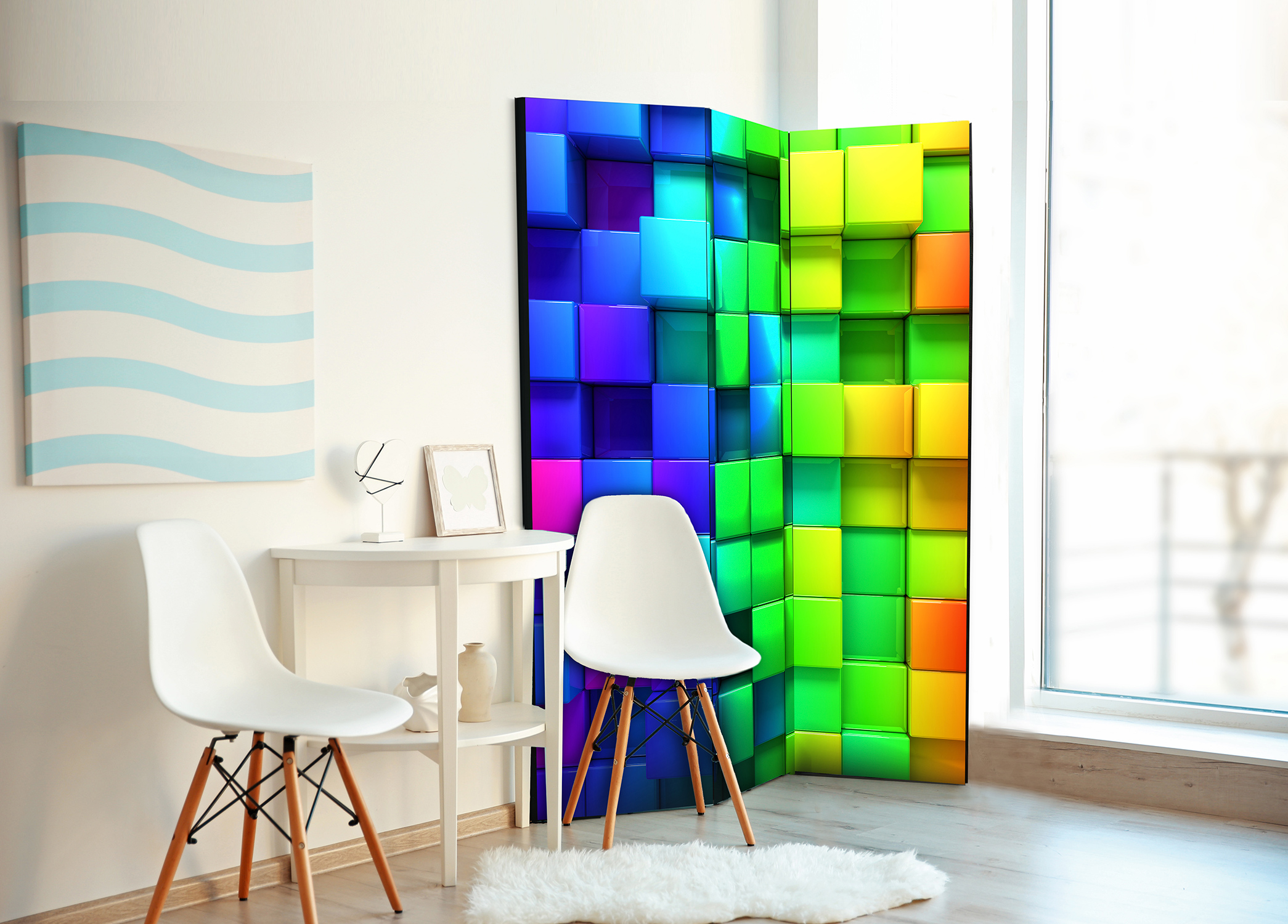 Paraván - Colourful Cubes - Image 2
