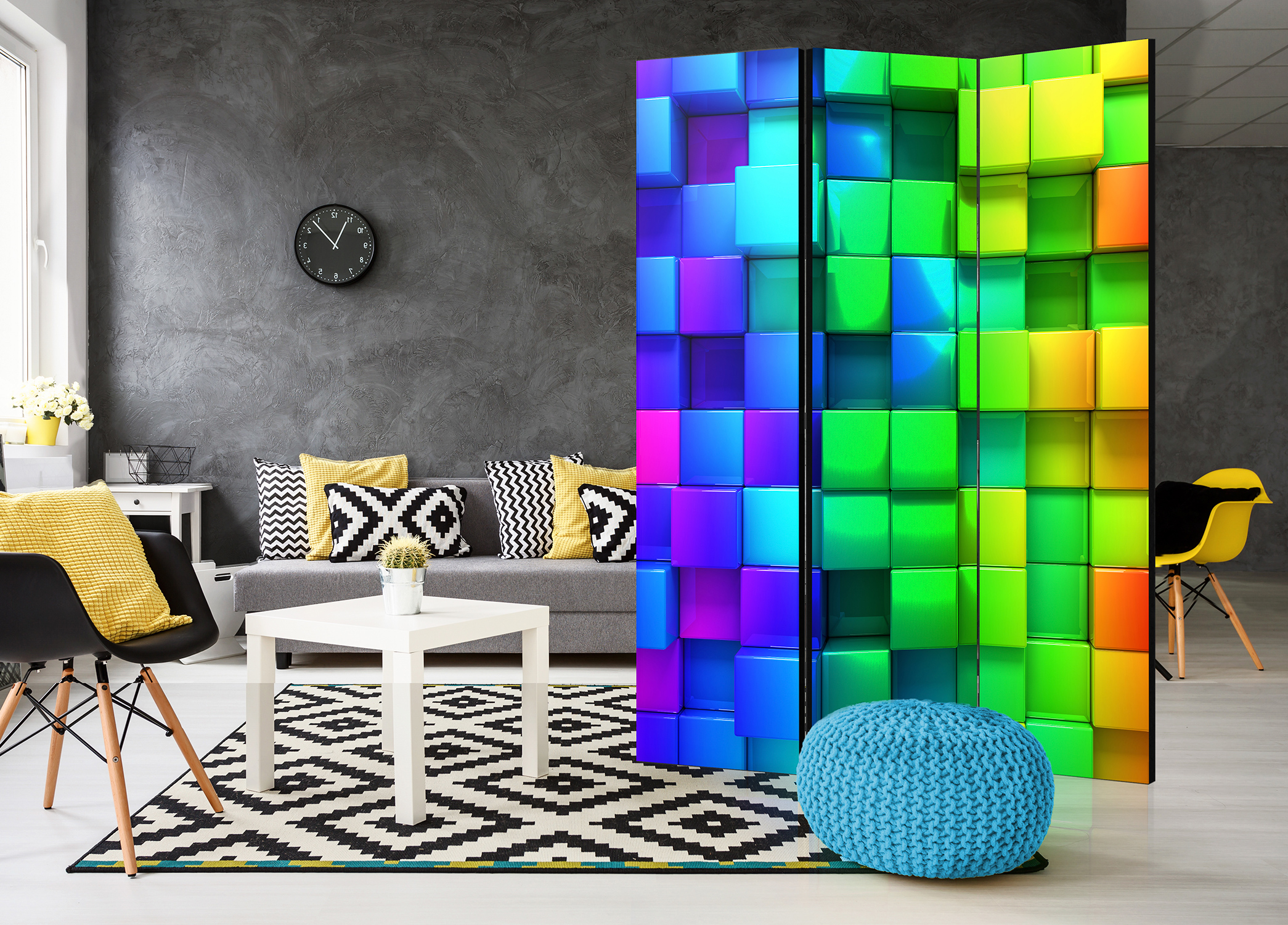 Paraván - Colourful Cubes - Image 5
