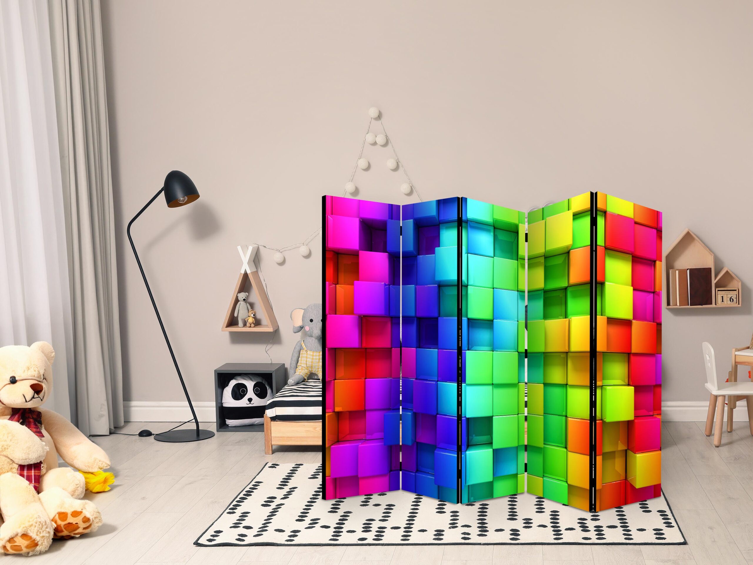 Paraván - Colourful Cubes II - Image 2