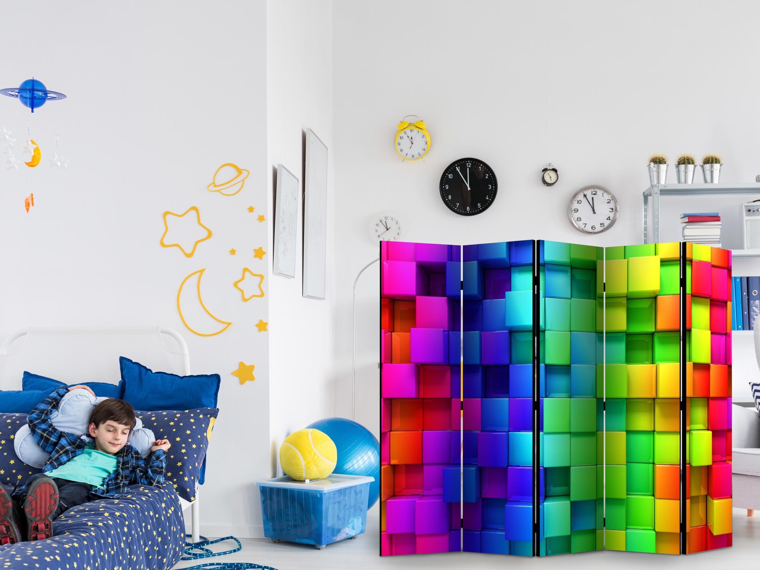 Paraván - Colourful Cubes II - Image 5