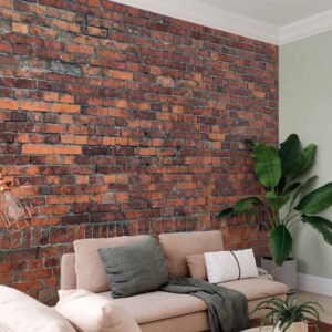 Fotótapéta - Vintage Wall (Red Brick)
