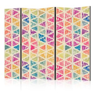 Paraván - Letters nad Triangles II
