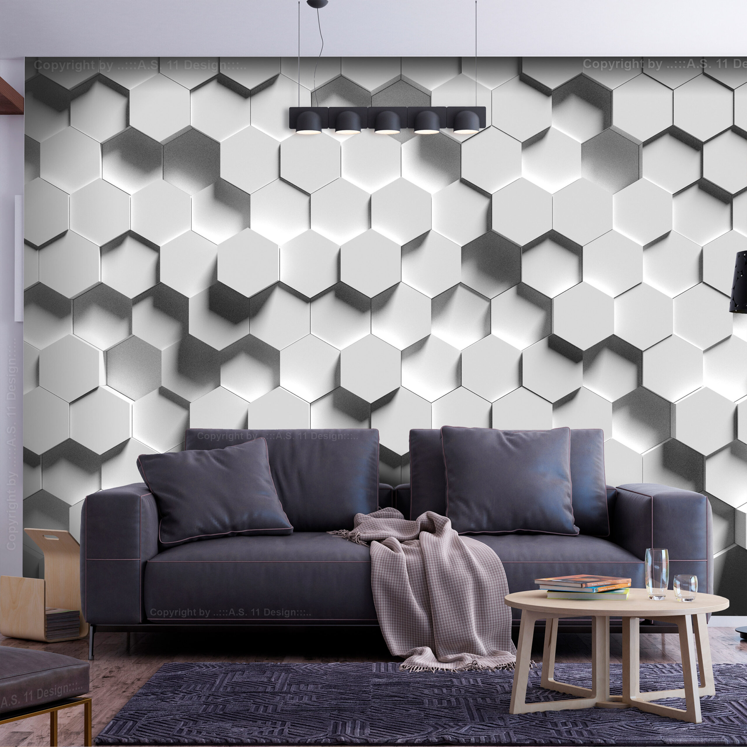 Fotótapéta - Hexagonal Awareness - Image 2