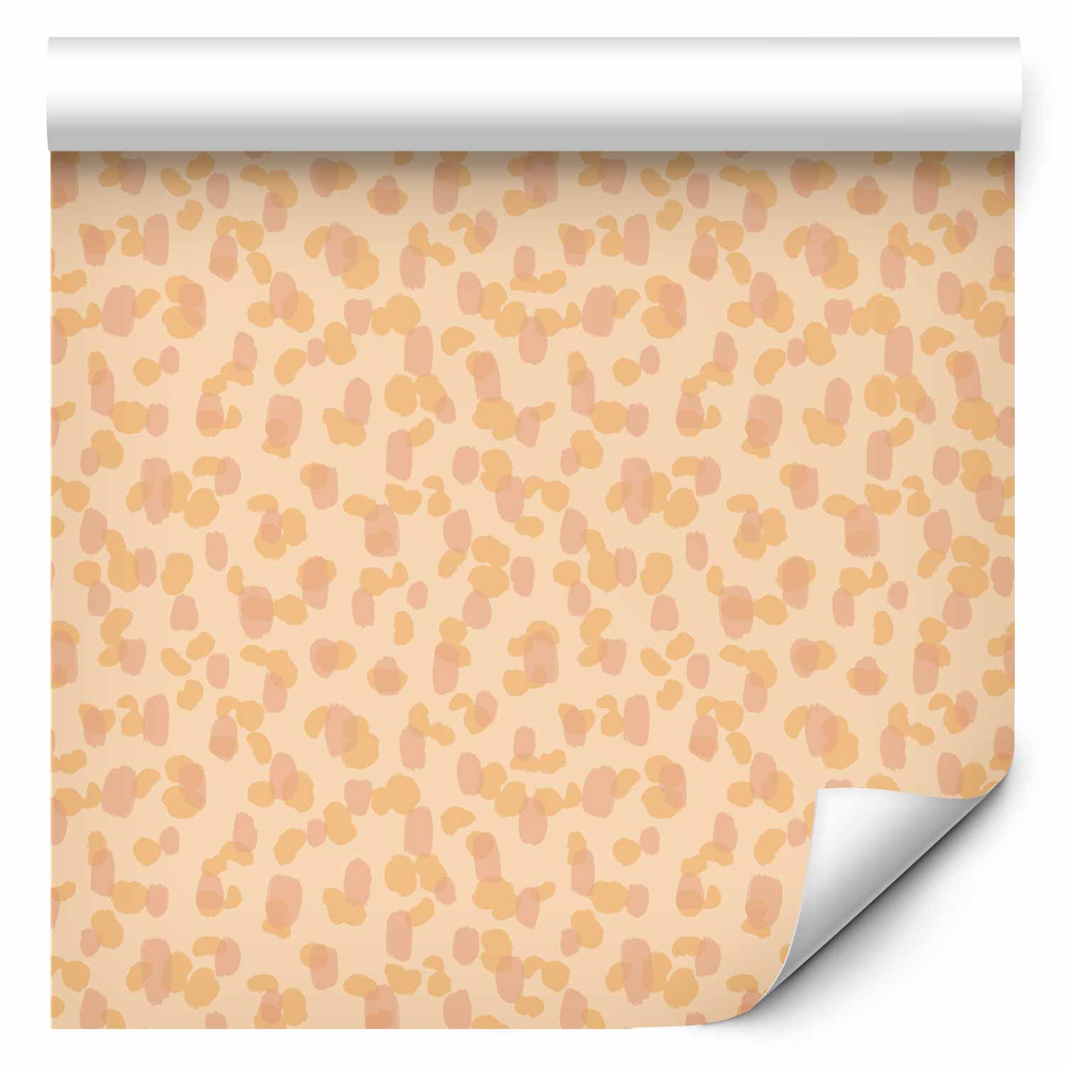 Tapéta - Tiny Dots - optimistic pattern in peach colors. - Image 2