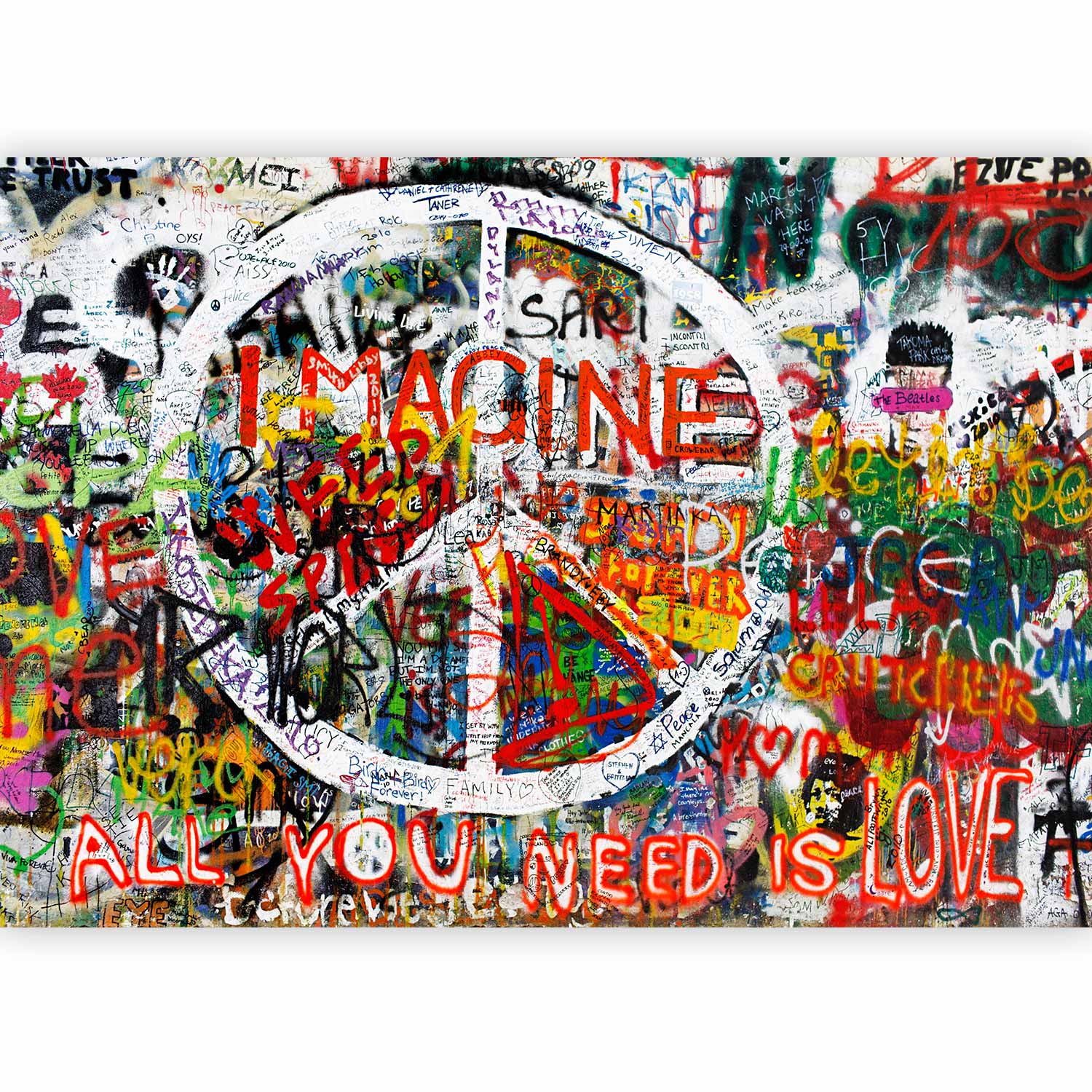 Fotótapéta - Hippie Graffiti - Image 5