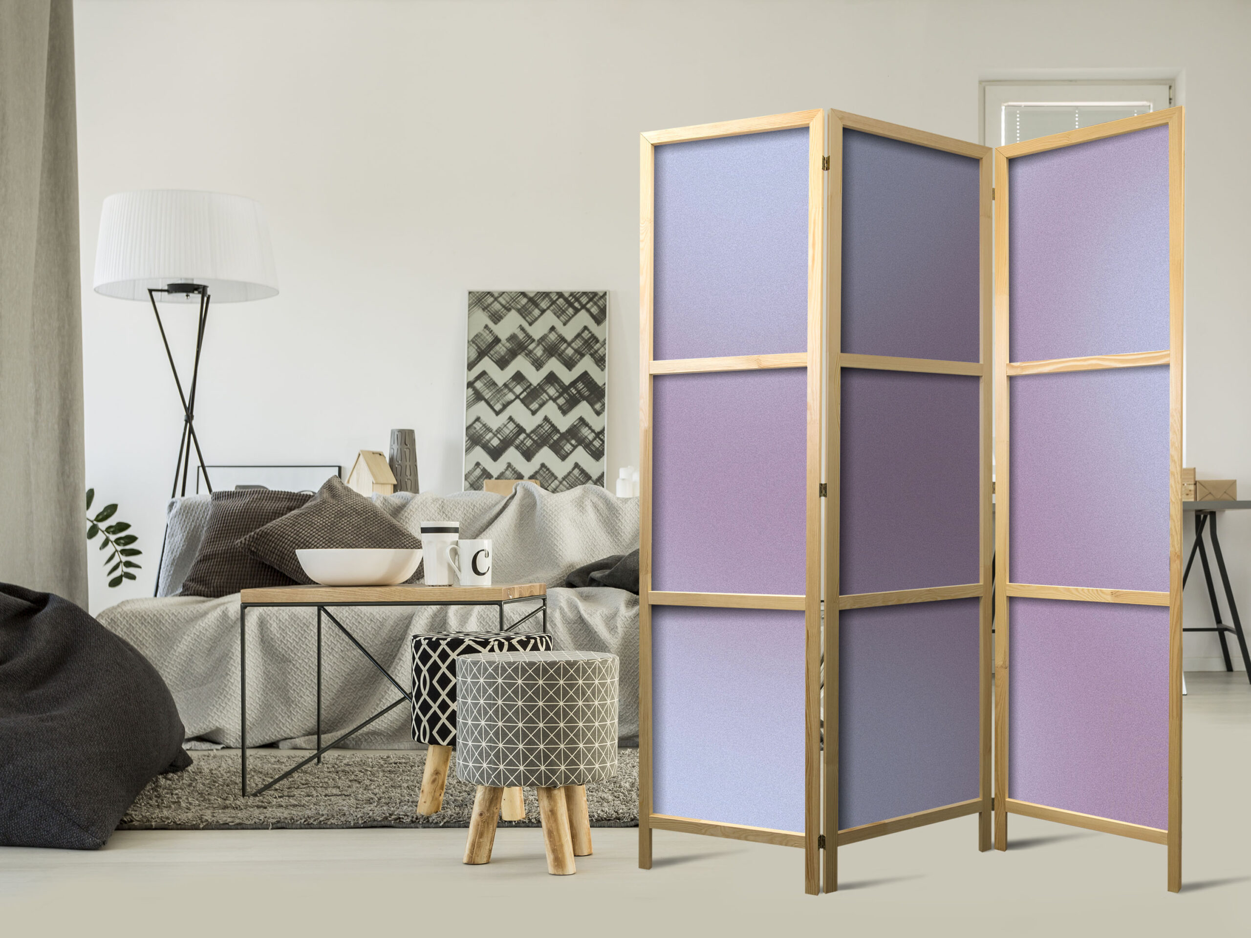 Japán paraván - Complex Gradient - Gradient Composition in Nostalgic Colors. - Image 2
