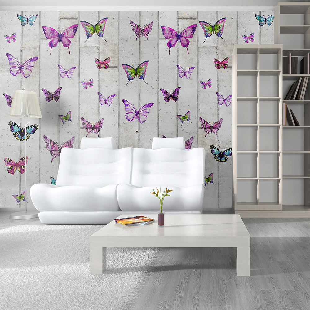 Tapéta - Butterflies and Concrete - Image 2