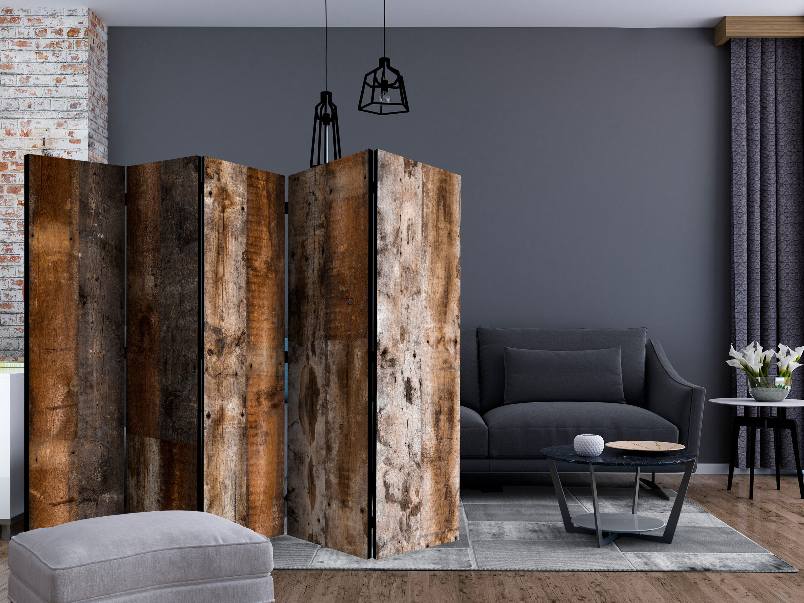 Paraván - Antique Wood II - Image 2