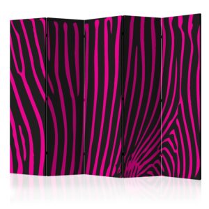 Paraván - Zebra pattern (violet) II