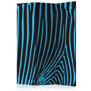 Paraván - Zebra pattern (turquoise)