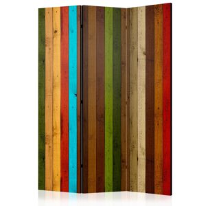 Paraván - Wooden rainbow