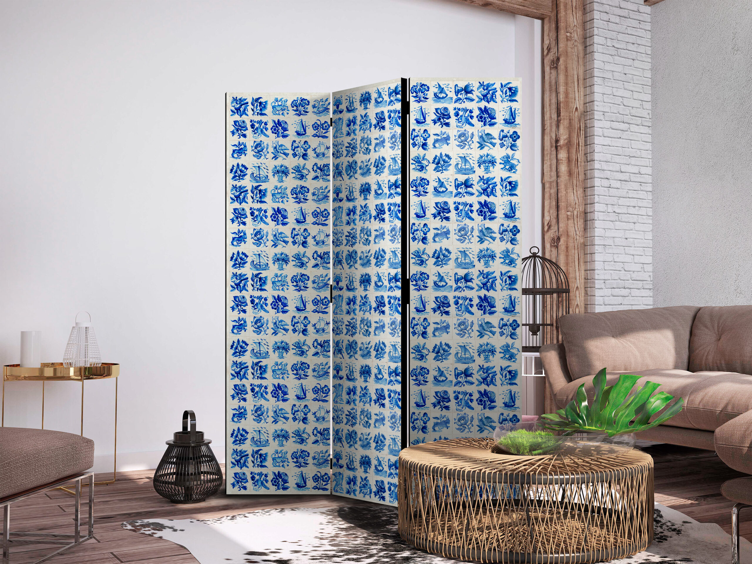 Paraván - Ceramic Tiles - Traditional Portuguese Blue Tiles Azulejos - Image 5