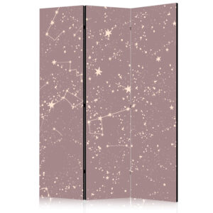 Paraván - Night Sky - Artistic Constellations and Stars in Pastel Shades